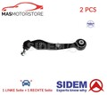 LINKS RECHTS QUERLENKER SATZ VORNE NIEDRIGER HINTEN SIDEM 210276 2PCS H NEU