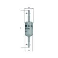 1x Kraftstofffilter KNECHT KL 15 OF passend für AUDI FORD SEAT SKODA VW BOMAG