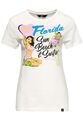 QUEEN KEROSIN Damen Vintage T-Shirt | Slim | Print | kurzarm | Florida Florida