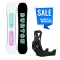 Burton Custom Camber Snowboard Glow 162cm WIDE & Burton Step On Re:Flex Bindung 