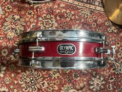 60’s Olympic / Premier Discus 14x3.5” Snare Drum - Red Sparkle