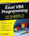 Excel VBA Programming For Dummies by Walkenbach, John 1118490371 FREE Shipping