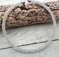 Halsband Halsreif Choker Halskette strassbesetzt Strasskette weiss irisierend