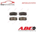 SATZ BREMSBELÄGE BREMSKLÖTZE HINTEN ABE C20012ABE I FÜR OPEL ANTARA