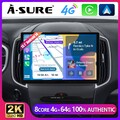 13.1" 2K 64G Android 14 Apple CarPlay Autoradio GPS NAVI Für Ford Edge 2015-2018