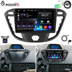DAB+ Android 13 Autoradio GPS Navi FM BT RDS Kam Für Ford Transit Custom 2013-18