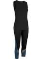 2-tlg Set Top und Leggings Level 2 Gr 36/38 Schwarz Dunkelblau Damen Pants Neu*