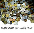 Kg Kleinmünzen aus aller WELT  Kiloware Restmünzen Kilo /g AUSWAHL