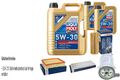 BOSCH Inspektionspake 7 L LIQUI MOLY Longlife III 5W-30 für VW Audi Passat