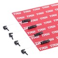 4x TRW GIC122 Warnkontakt Bremsbelagverschleiß 95mm Hinten, Vorne, Vorne Rechts