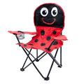 Kinder Angler Sessel 58 x 36 cm - Marienkäfer - Camping Klapp Stuhl Tragetasche