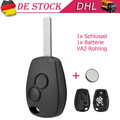 Auto Schlüssel Gehäuse VA2 Rohling für Dacia Renault Twingo II Clio Kangoo Wind