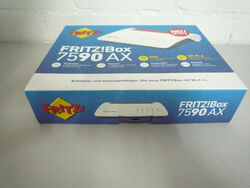 Original AVM FRITZ!Box 7590 AX WLAN Router Wi-Fi 6 (WLAN AX) NEU 