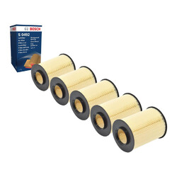 5x Luftfilter BOSCH F 026 400 492 für Ford Volvo C-Max II Grand C30 S40 Filter
