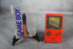 Nintendo Game Boy Pocket Rot Handheld-Spielkonsole mit Acryl Case