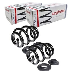 2x LESJÖFORS FAHRWERKSFEDERN STANDARD HINTEN passend für VW T5 BUS MULTIVAN etc.