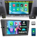 DAB+ 4+64B Android 14 Navi 1280*720 Autoradio Für BMW 3er E90 E91 E93 318i 320d