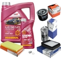 MAHLE Inspektionspaket 5 L MANNOL Legend+Ester 0W-40 für Volvo V40 Kombi 1.8