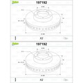2X VALEO BREMSSCHEIBEN VORNE 280mm BELÜFTET PASSEND FÜR DACIA DUSTER RENAULT