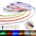 USB Batterie  COB LED Streifen Stripe Band Licht 5V Lichtpunkte Dimmbar Leiste