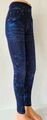 Damen Leggins Hose Gr.36-42 Jeans-Optik- Leggings mit Muster Strech  60% Cotton