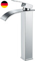 Coleniny Wasserhahn Bad Wasserfall Waschtischarmatur Hoch | Modern Mischbatterie