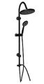Überkopfbrause-Set schwarz Regendusche Handbrause Überkopfbrause Duschsäule