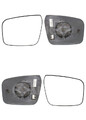 2X ALKAR SPIEGELGLAS BEHEIZBAR LINKS+RECHTS passend für NISSAN NAVARA PATHFINDER