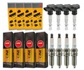 4x NGK Zündspule +4x Zündkerze V-Line passend für Hyundai Sonata