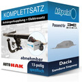 AUTO HAK Anhängekupplung abnehmbar und E-Satz für Sandero Stepway 01.21- AHK