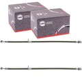 2x A.B.S. BREMSSCHLÄUCHE VORNE LINKS + RECHTS BREMSSCHLAUCH BREMSLEITUNG