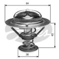 GATES Thermostat, Kühlmittel TH50187G1 für MERCEDES-BENZ