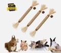 3Pack Cat Stick Catnip Chew Toy with Silvervine Ball Kitten Natural Dental Treat