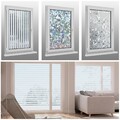 Sichtschutzfolie 3D Fensterfolie UV-Schutz Milchglasfolie Blickdicht Sichtschutz