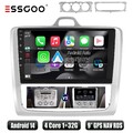 Carplay Autoradio Android 14 1+32G GPS NAV RDS Für Ford Focus MK2 MK II 04-2011