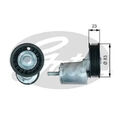 Spanner mehrrippiger Keilriemen T38375 GATES für AUDI VW