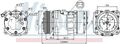 NISSENS Kompressor, Klimaanlage  u.a. für CITROËN, FIAT, LANCIA, PEUGEOT, TOYOTA