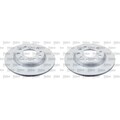 2x VALEO 255mm BREMSSCHEIBEN HINTEN passend für AUDI A4 SEAT EXEO | 672648