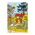Pippi Langstrumpf Design Villa Kunterbunt Poster 60x90 cm, One size, Weiß