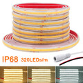 12V 24V COB LED Streifen Stripe Leiste Band Lichtschlauch IP68 Wasserdicht Außen