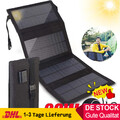 Outdoor Solarpanel Faltbar USB Solar Ladegerät Solarmodul 5V Solar Powerbank NEU