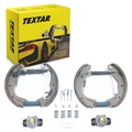 TEXTAR BREMSBACKEN SATZ passend für OPEL CORSA TROMMELBREMSE | 84033002