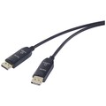 Renkforce Glasfaser / DisplayPort Anschlusskabel DisplayPort Stecker, Display...