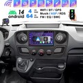 4+64G Autoradio NAVI Android KAM für Renault Master 3 Opel Movano B Nissan NV400