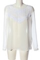 TOM TAILOR Langarm-Bluse Damen Bluse Gr. DE 40 weiß Elegant