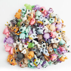 24 Stücke Littlest Pet Shop Lot Tiere LPS Hund Katze Figuren Spielzeug Gift DE