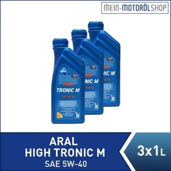 Aral HighTronic M 5W-40 3x1 Liter = 3 Liter