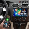 32G Android 14 Autoradio Für Ford Focus MK2 Transit C-Max S-Max Kuga GPS Navi BT
