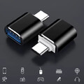 2x USB-C auf USB-A Adapter OTG, USB C Stecker zu USB A Buchse, Laptop, Samsung