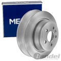 2X MEYLE BREMSSCHEIBEN 302mm HINTEN PASSEND FÜR LAND ROVER FREELANDER